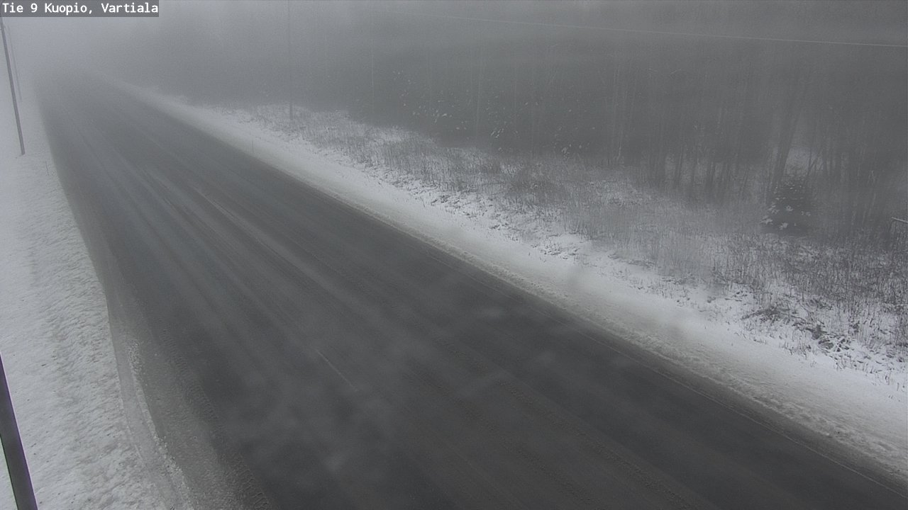 Weather Camera Image Road 9 Kuopio, Vartiala, Kuopio, Pohjois-Savo
