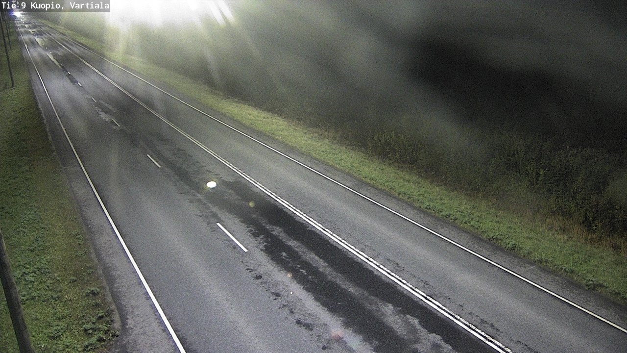 Weather Camera Image Road 9 Kuopio, Vartiala, Kuopio, Pohjois-Savo