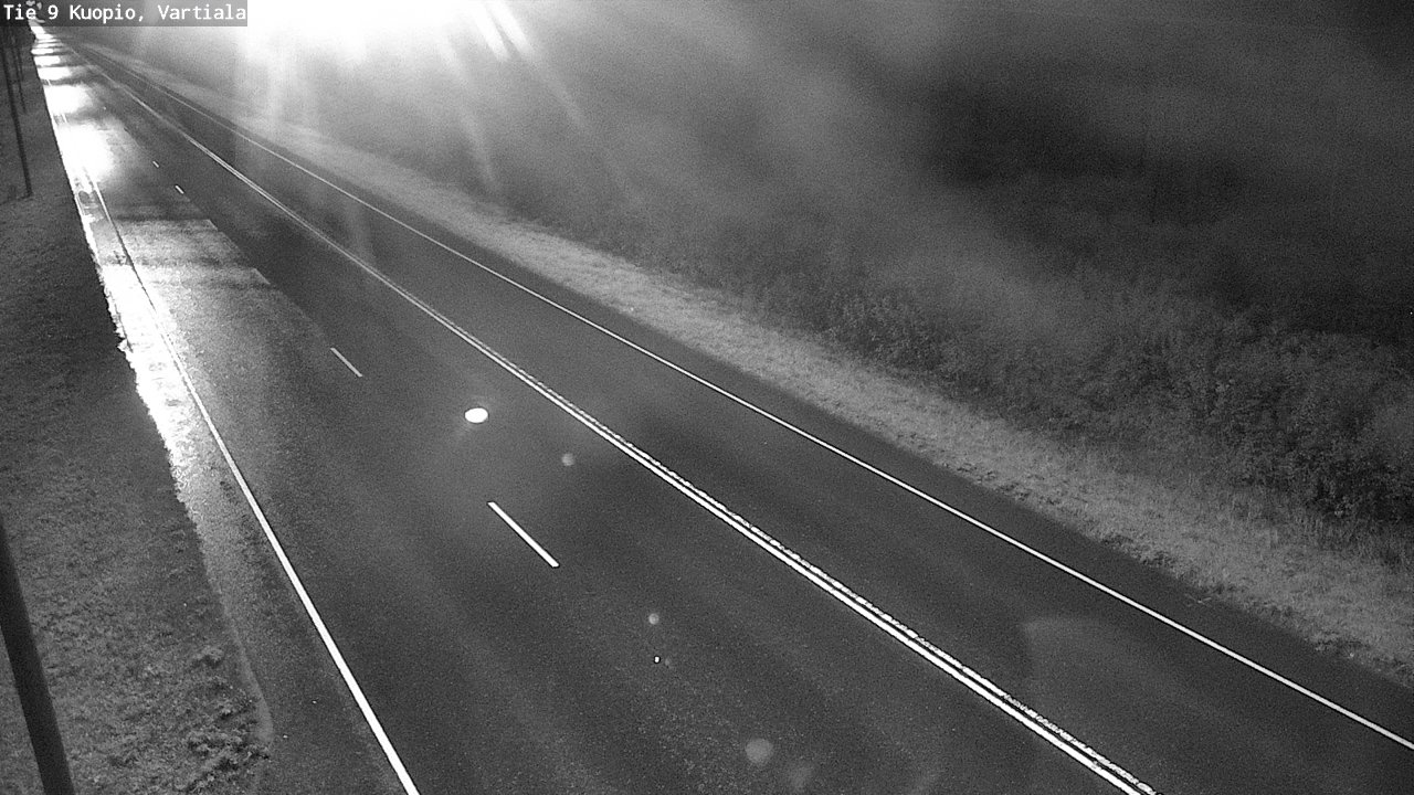 Weather Camera Image Road 9 Kuopio, Vartiala, Kuopio, Pohjois-Savo