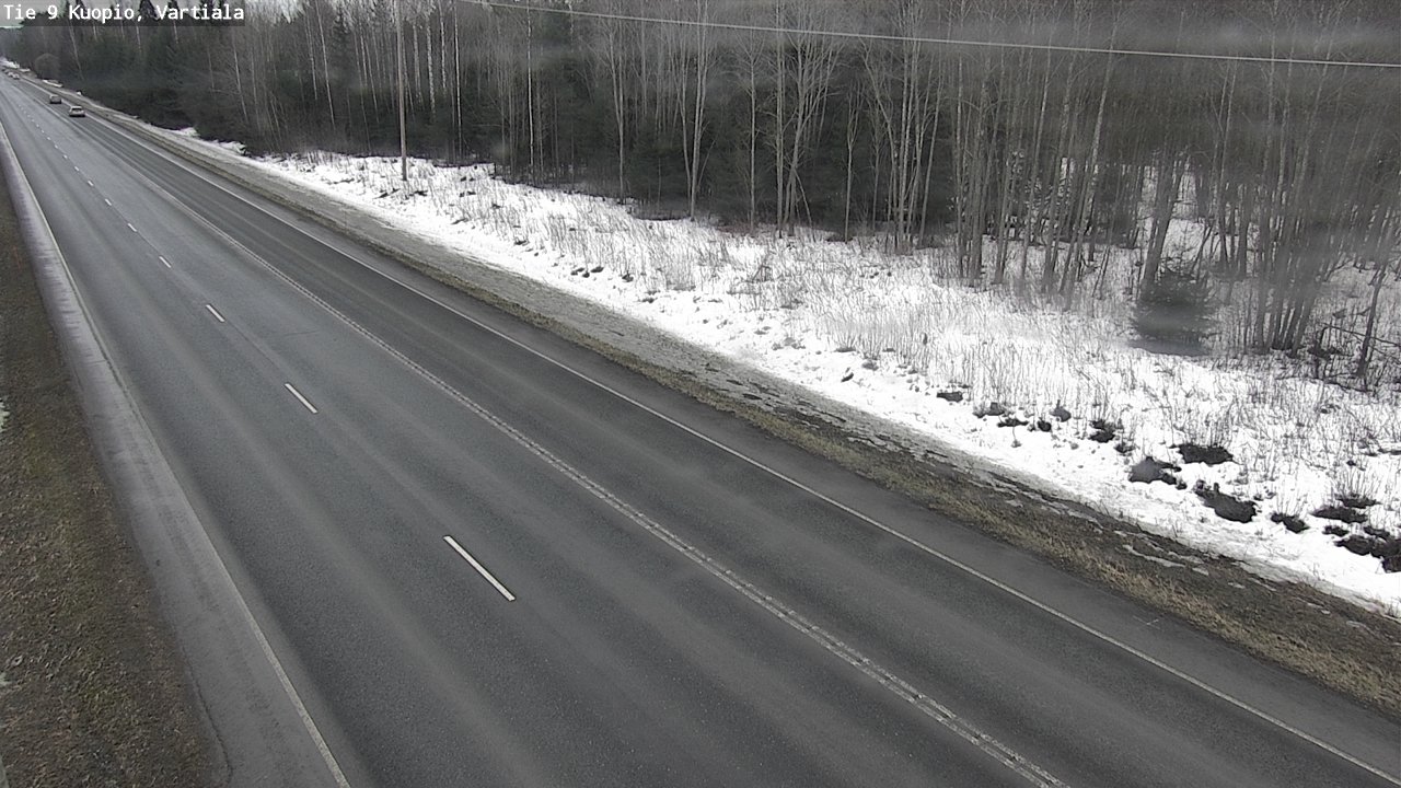 Weather Camera Image Road 9 Kuopio, Vartiala, Kuopio, Pohjois-Savo