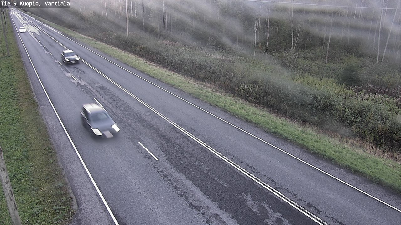 Weather Camera Image Road 9 Kuopio, Vartiala, Kuopio, Pohjois-Savo