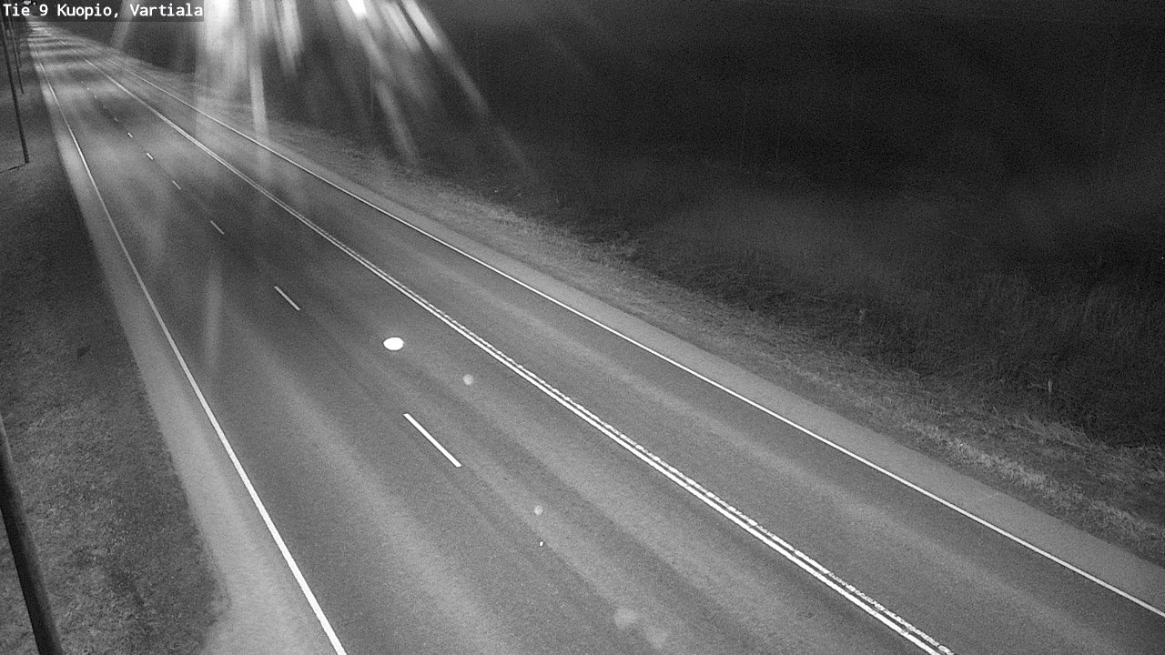 Weather Camera Image Väg 9 Kuopio, Vartiala, Kuopio, Pohjois-Savo