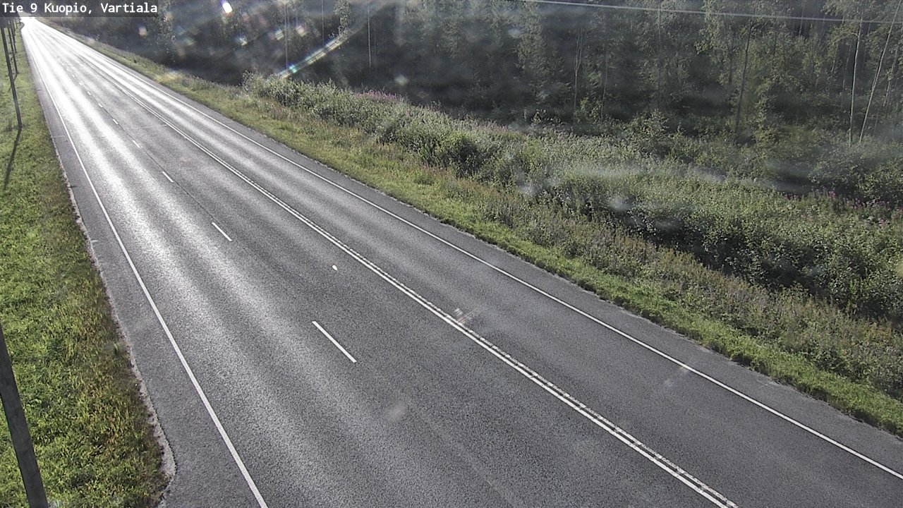 Weather Camera Image Väg 9 Kuopio, Vartiala, Kuopio, Pohjois-Savo