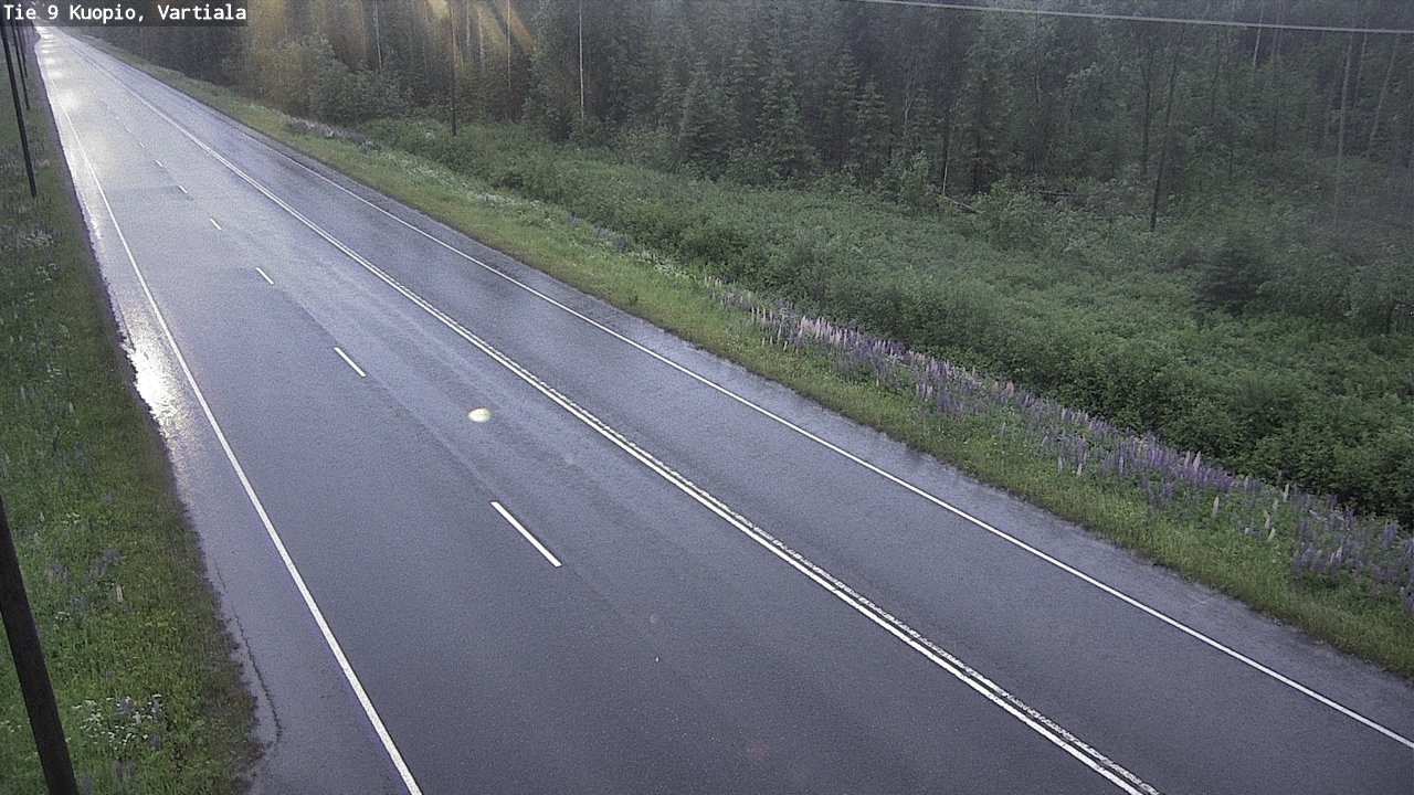 Weather Camera Image Road 9 Kuopio, Vartiala, Kuopio, Pohjois-Savo