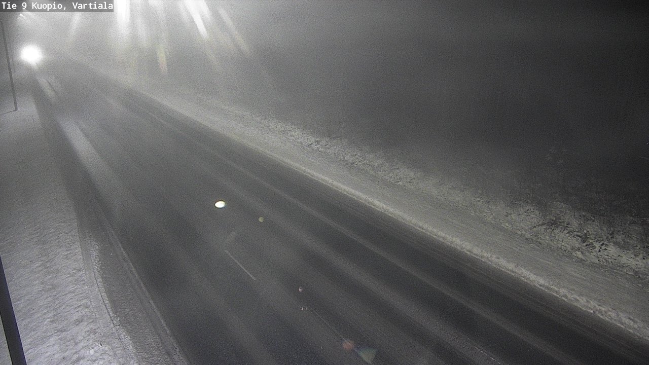 Weather Camera Image Road 9 Kuopio, Vartiala, Kuopio, Pohjois-Savo
