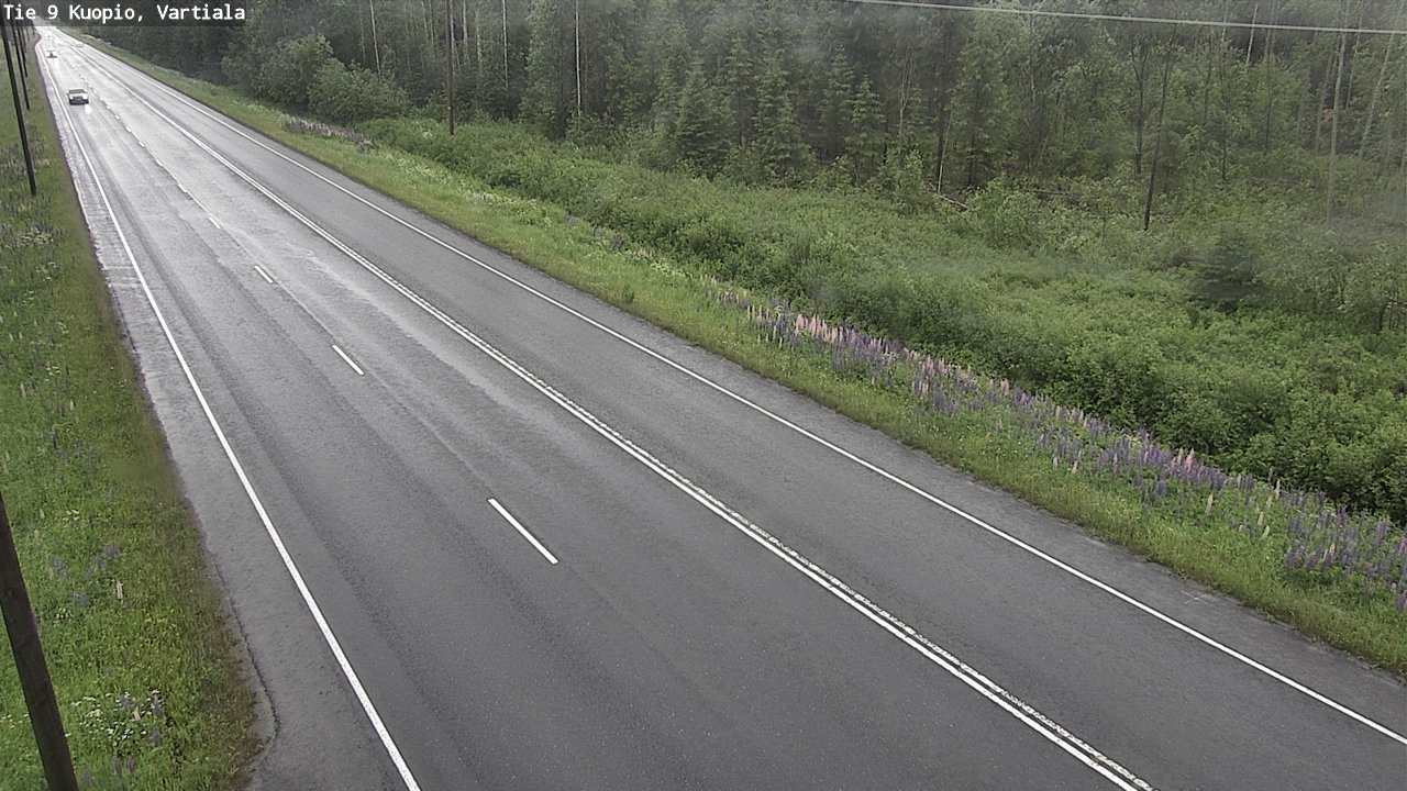 Kelikamerat Kuva Tie 9 Kuopio, Vartiala, Kuopio, Pohjois-Savo