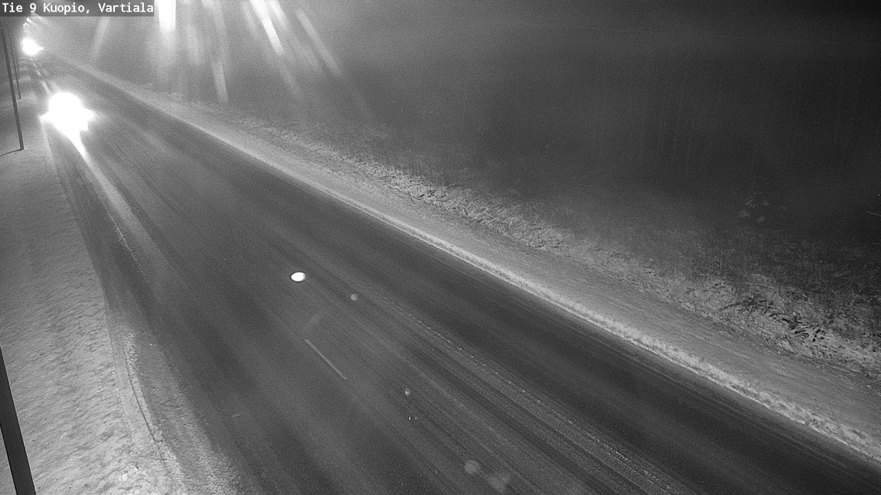 Weather Camera Image Road 9 Kuopio, Vartiala, Kuopio, Pohjois-Savo
