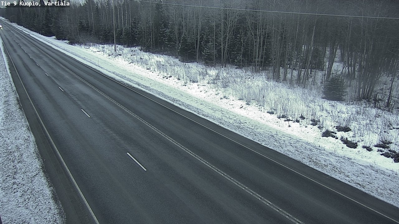 Kelikamerat Kuva Tie 9 Kuopio, Vartiala, Kuopio, Pohjois-Savo