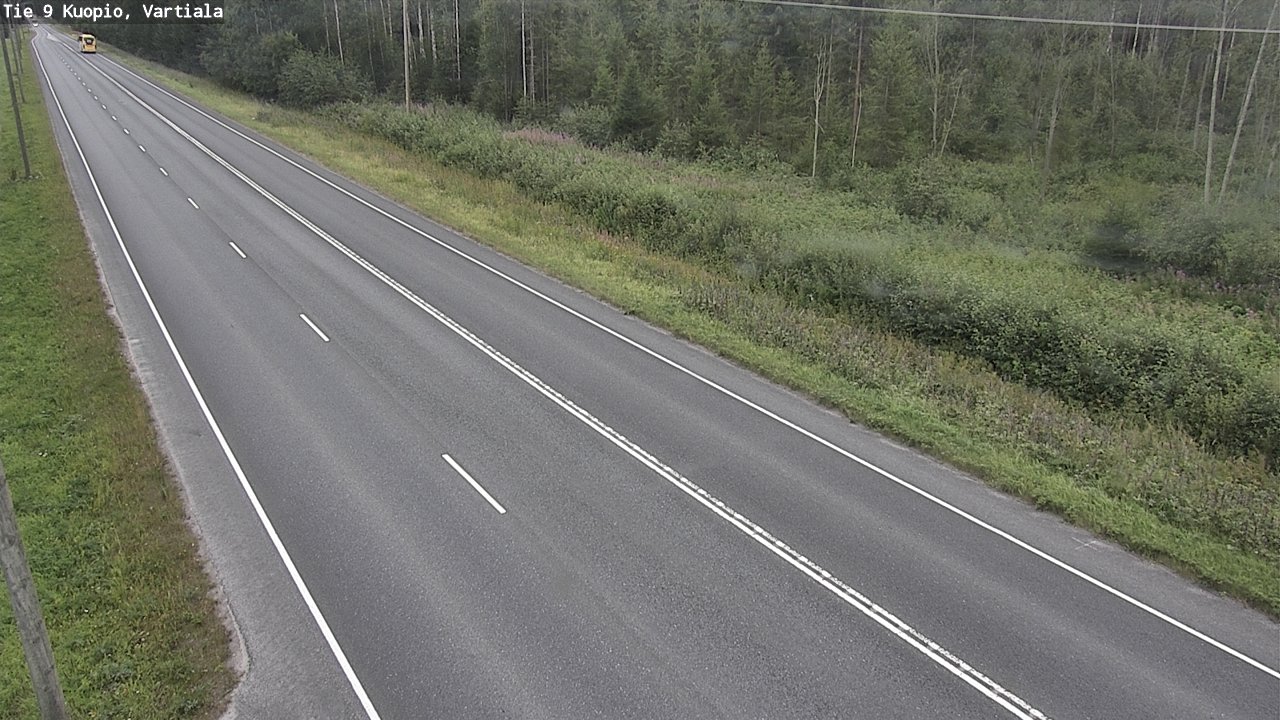 Kelikamerat Kuva Tie 9 Kuopio, Vartiala, Kuopio, Pohjois-Savo