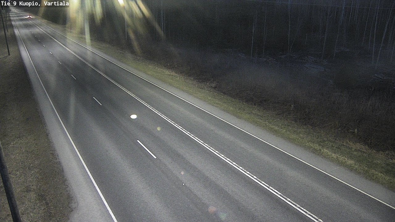 Weather Camera Image Väg 9 Kuopio, Vartiala, Kuopio, Pohjois-Savo