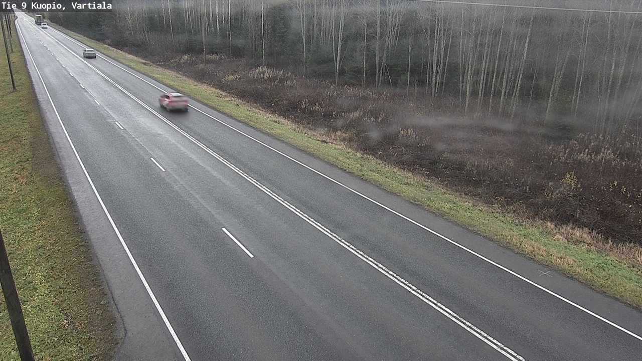 Weather Camera Image Väg 9 Kuopio, Vartiala, Kuopio, Pohjois-Savo