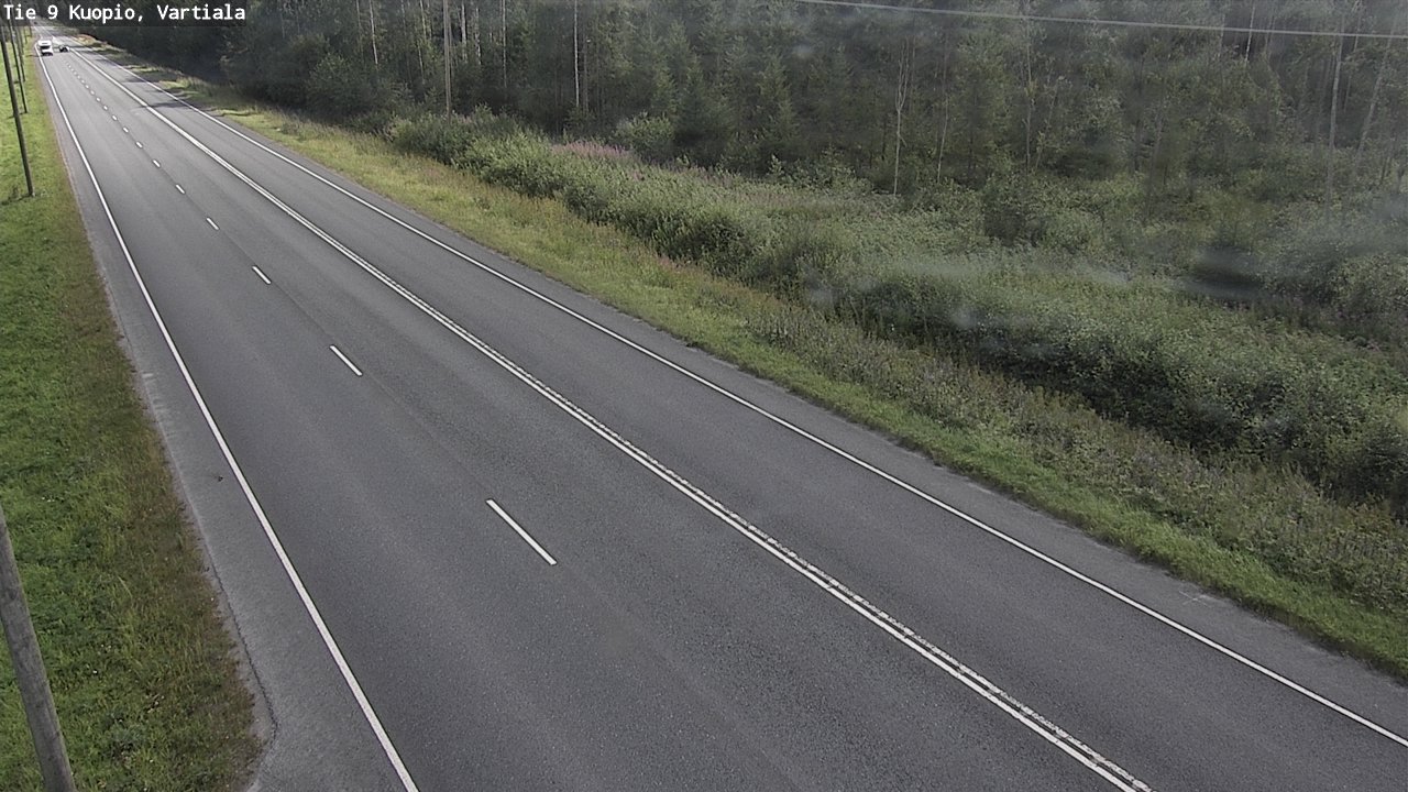 Weather Camera Image Väg 9 Kuopio, Vartiala, Kuopio, Pohjois-Savo