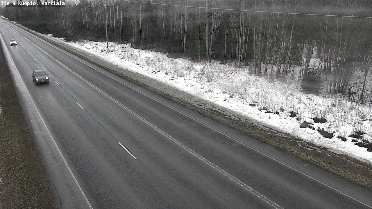 Weather Camera Image Road 9 Kuopio, Vartiala, Kuopio, Pohjois-Savo