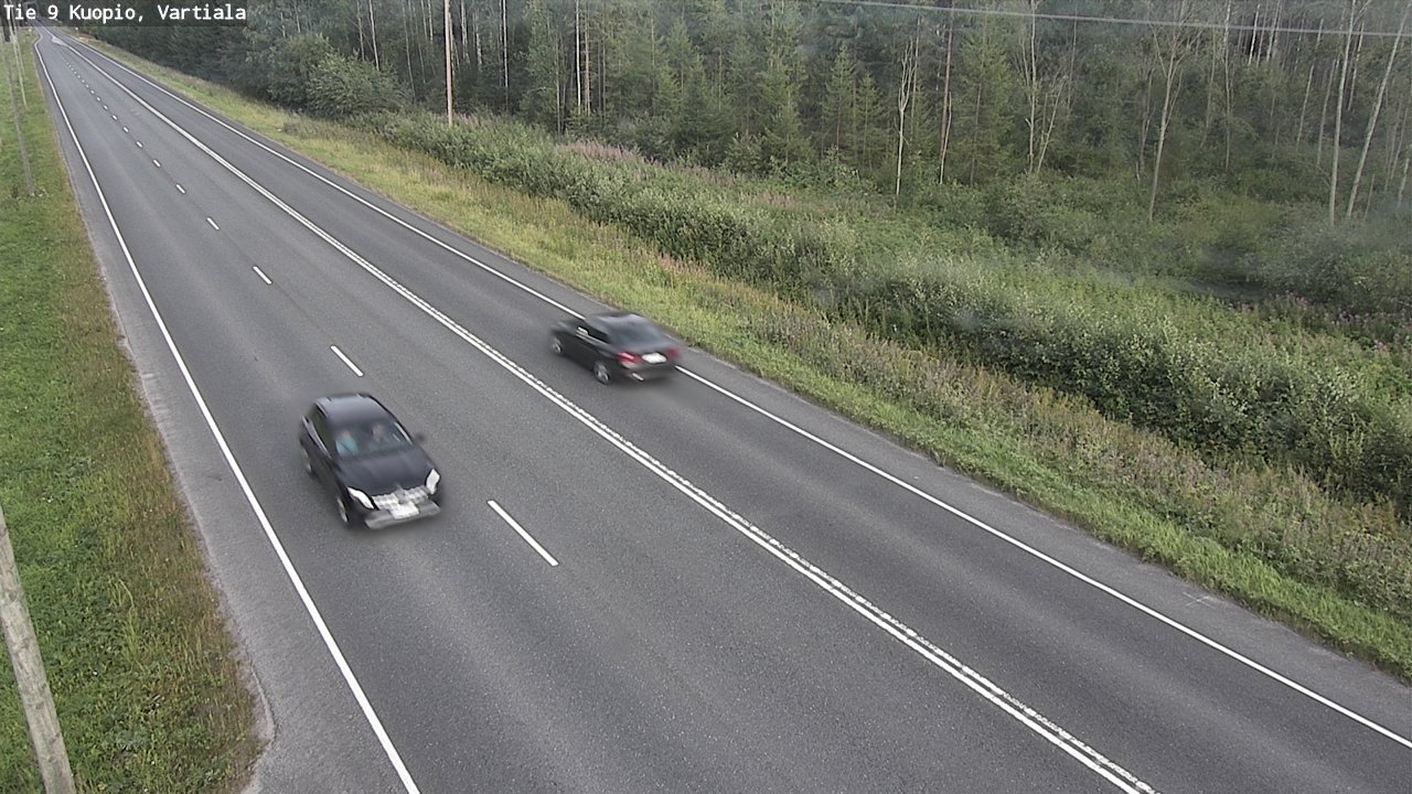 Weather Camera Image Väg 9 Kuopio, Vartiala, Kuopio, Pohjois-Savo