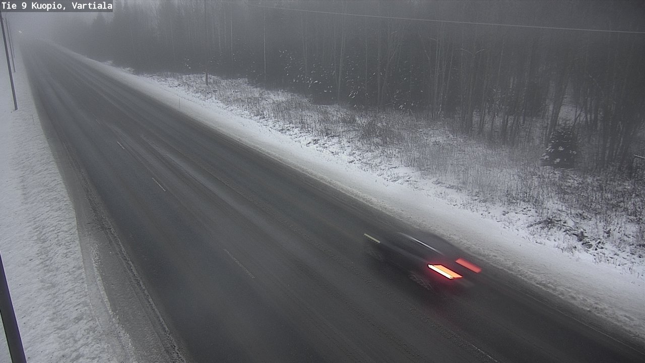 Weather Camera Image Road 9 Kuopio, Vartiala, Kuopio, Pohjois-Savo