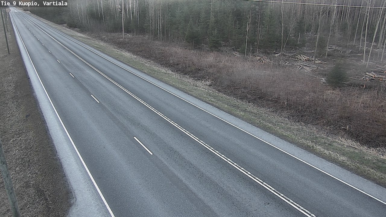 Kelikamerat Kuva Tie 9 Kuopio, Vartiala, Kuopio, Pohjois-Savo