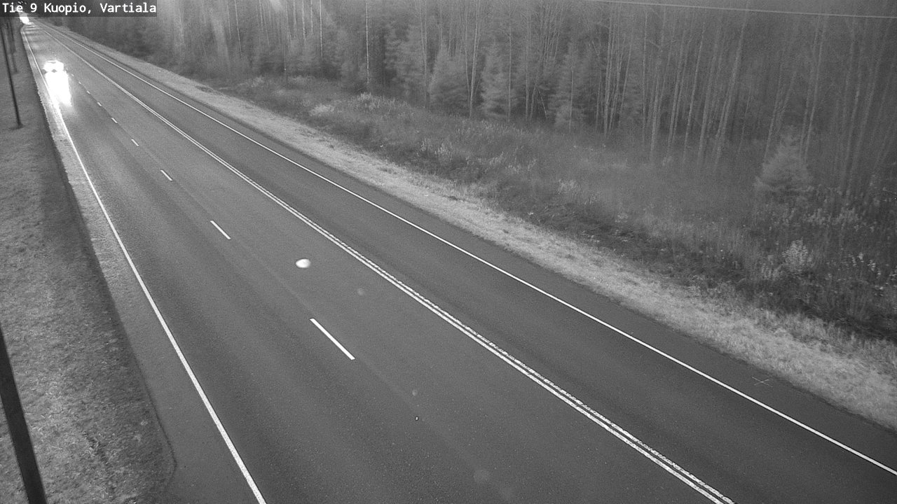 Weather Camera Image Väg 9 Kuopio, Vartiala, Kuopio, Pohjois-Savo