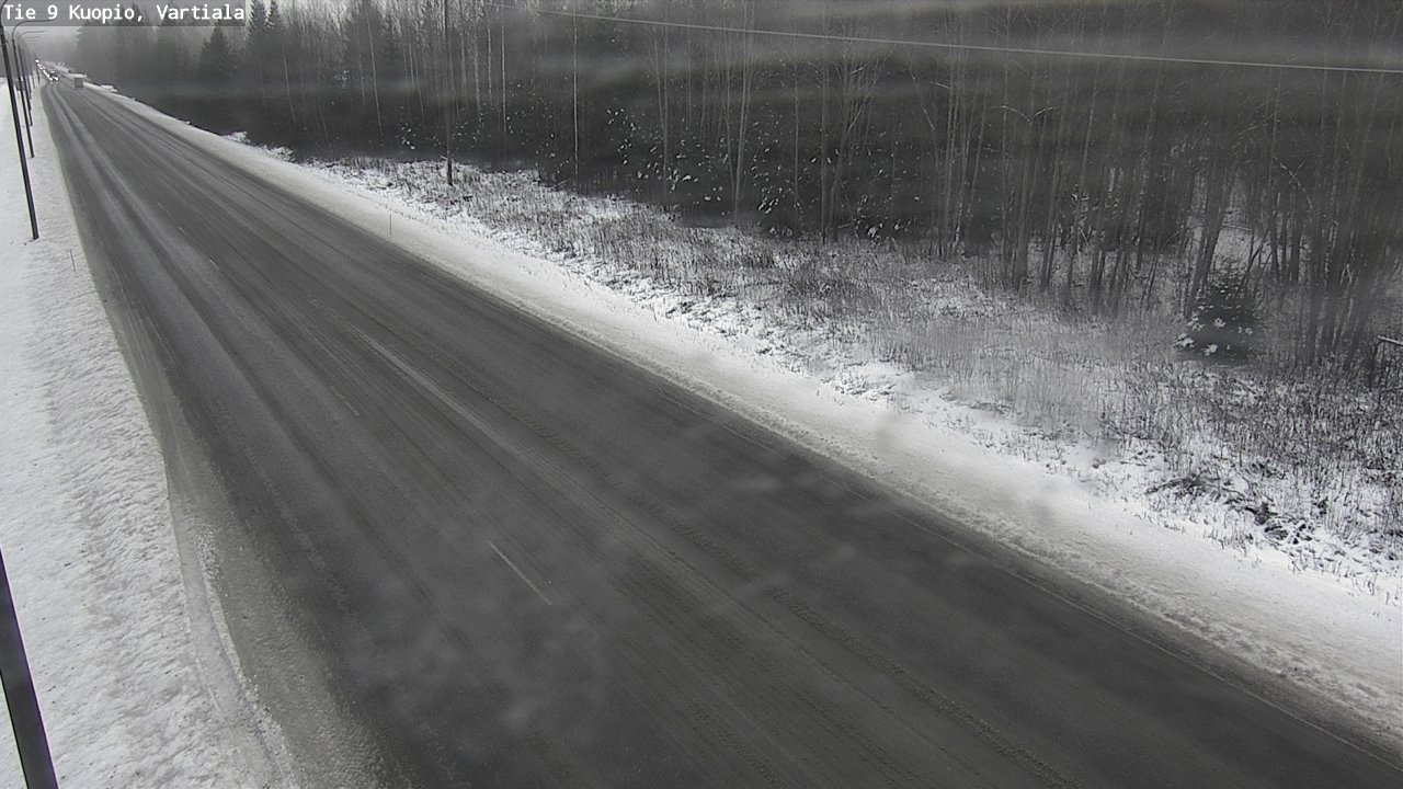 Weather Camera Image Road 9 Kuopio, Vartiala, Kuopio, Pohjois-Savo