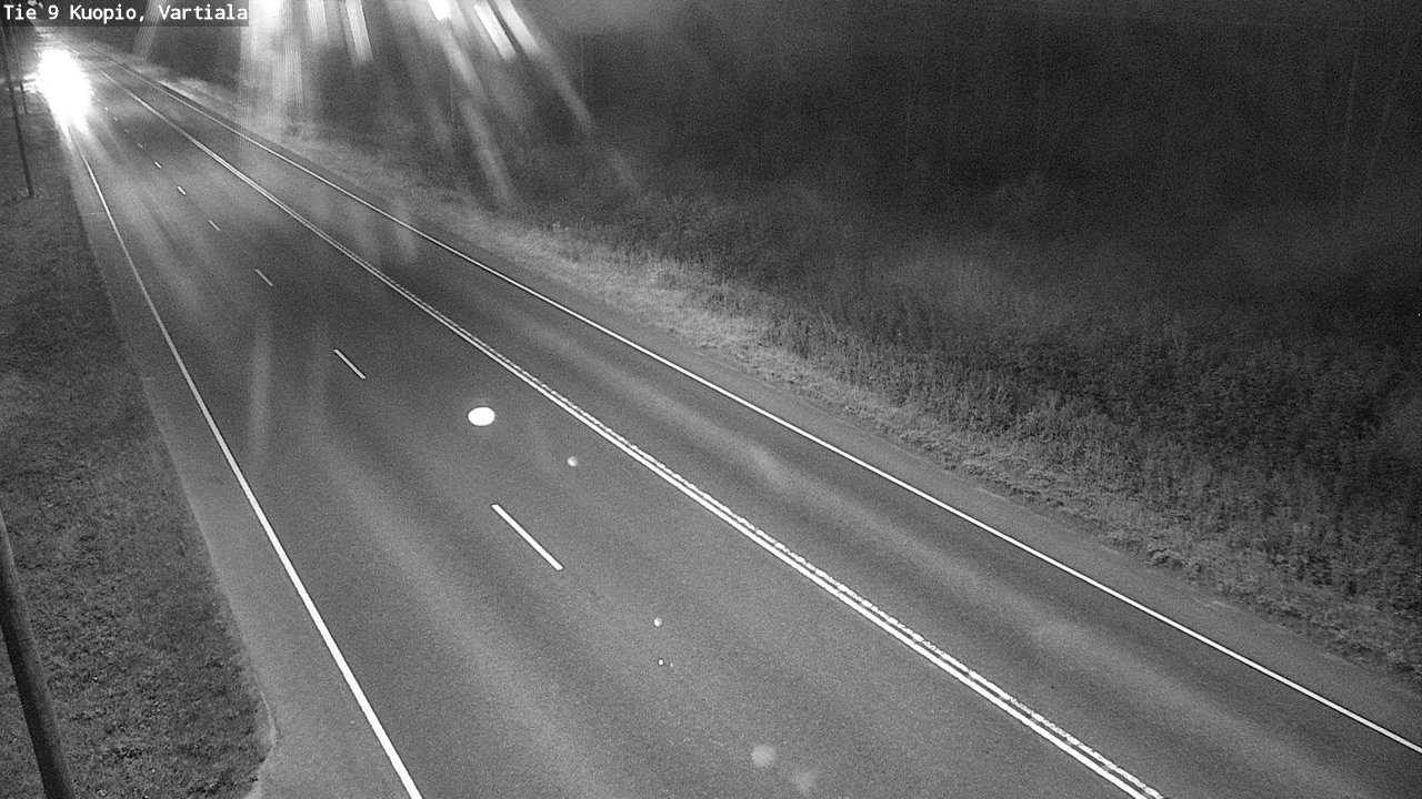 Weather Camera Image Väg 9 Kuopio, Vartiala, Kuopio, Pohjois-Savo