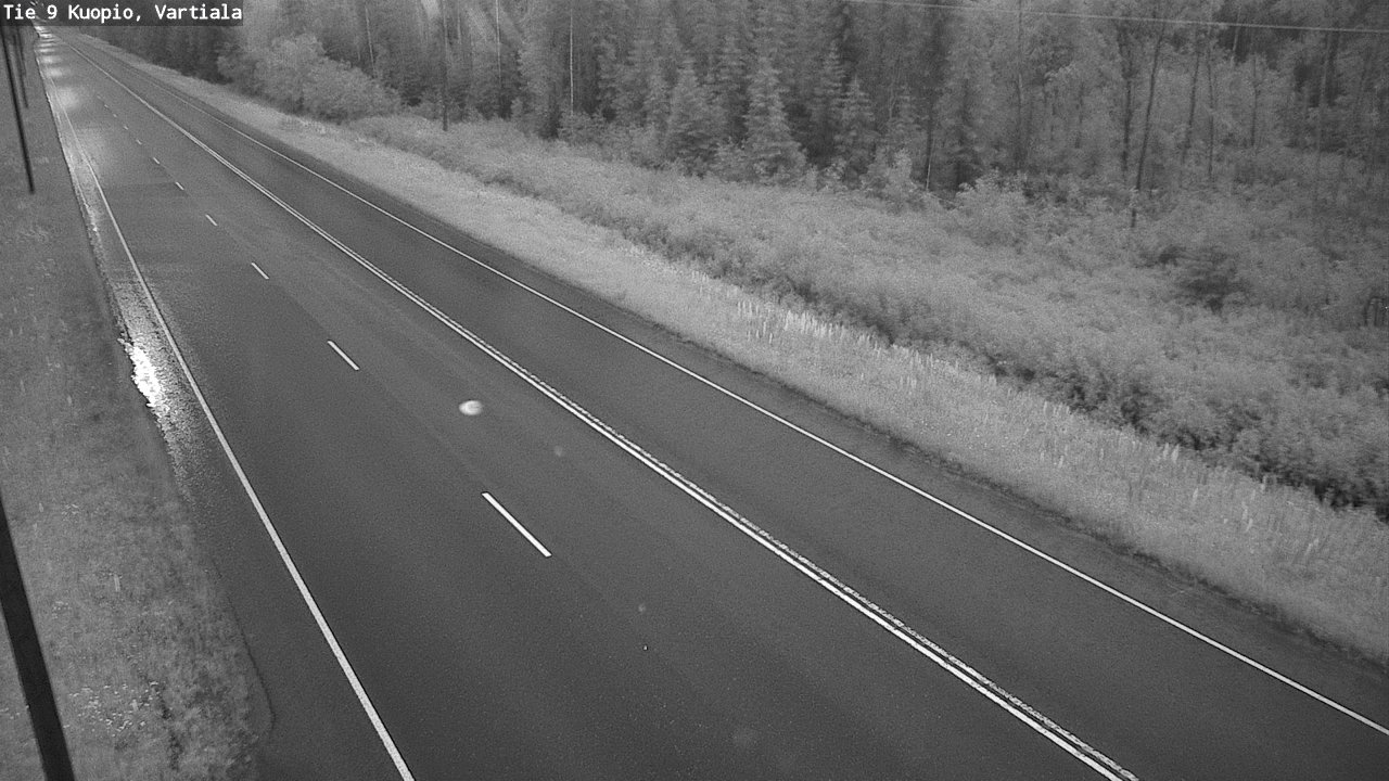 Weather Camera Image Road 9 Kuopio, Vartiala, Kuopio, Pohjois-Savo