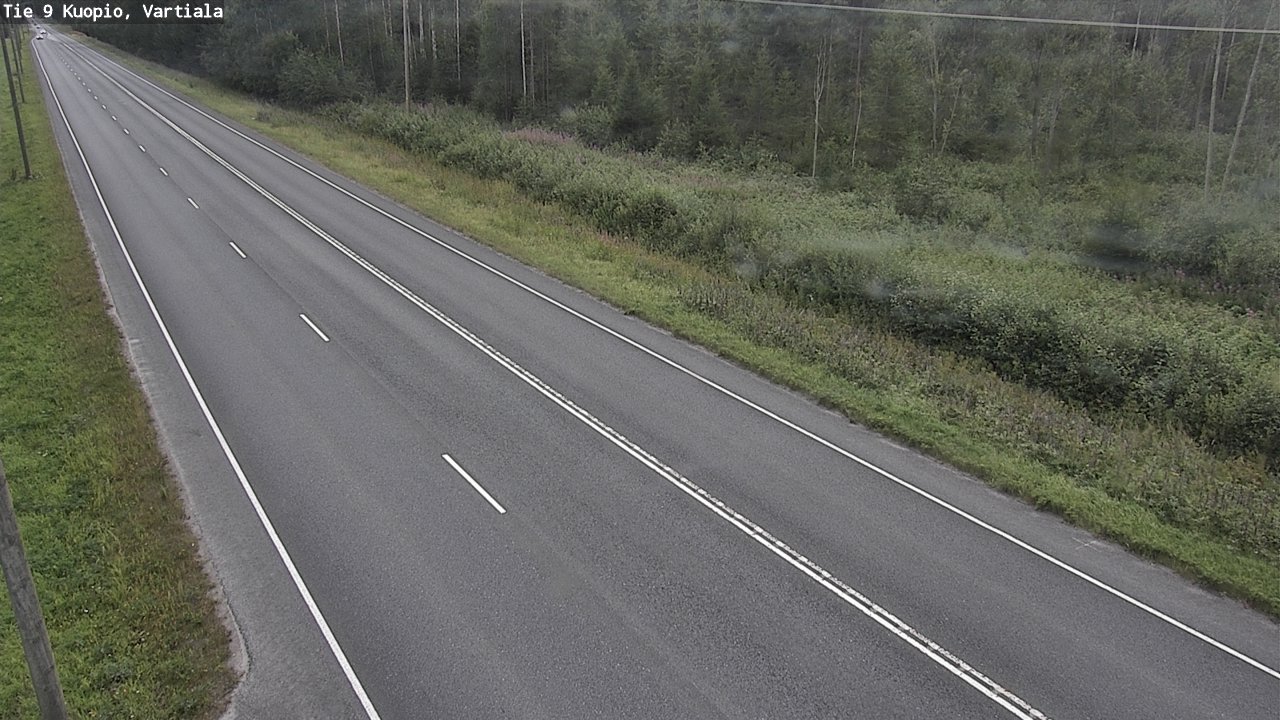 Kelikamerat Kuva Tie 9 Kuopio, Vartiala, Kuopio, Pohjois-Savo