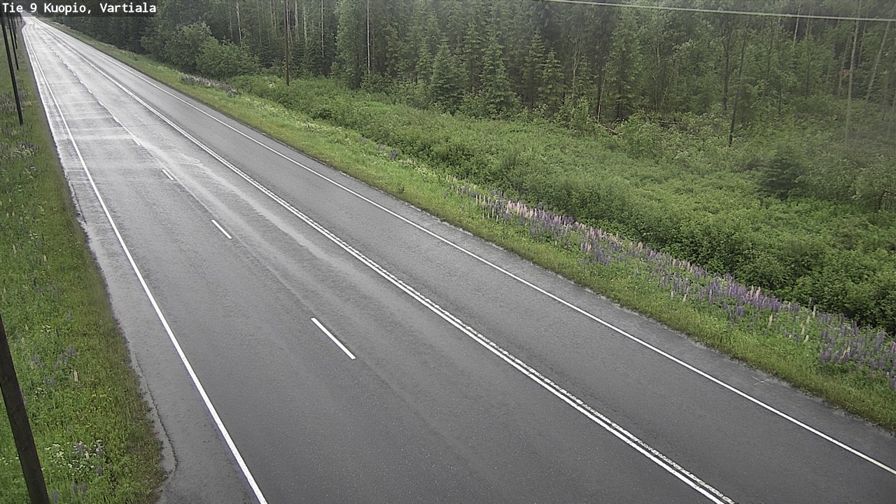 Weather Camera Image Road 9 Kuopio, Vartiala, Kuopio, Pohjois-Savo