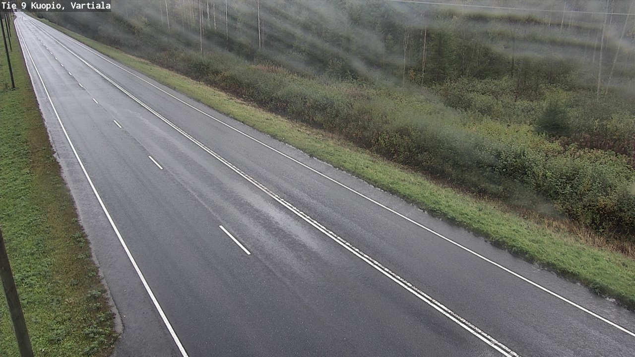 Weather Camera Image Road 9 Kuopio, Vartiala, Kuopio, Pohjois-Savo