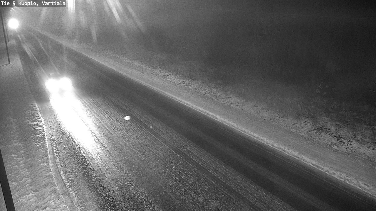 Weather Camera Image Road 9 Kuopio, Vartiala, Kuopio, Pohjois-Savo