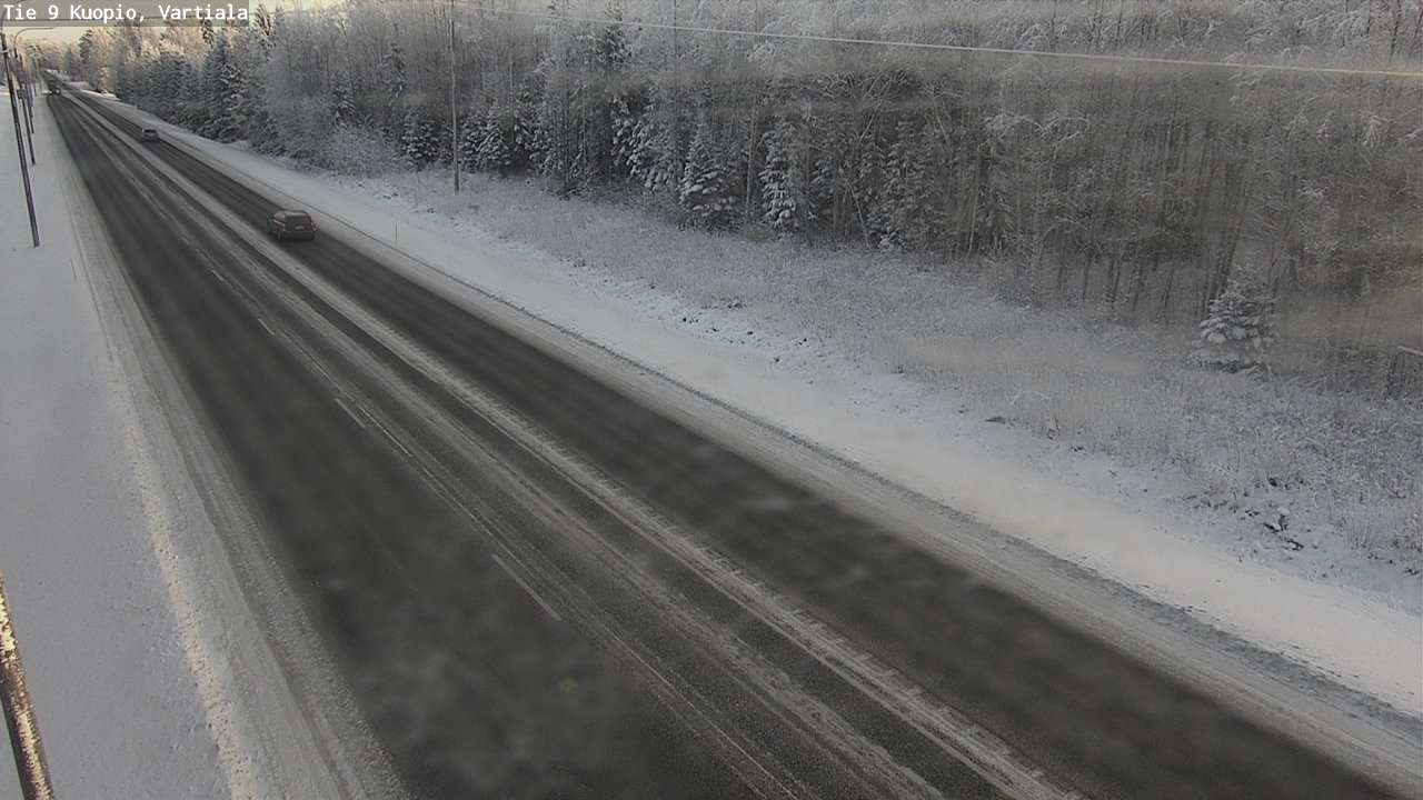 Kelikamerat Kuva Tie 9 Kuopio, Vartiala, Kuopio, Pohjois-Savo