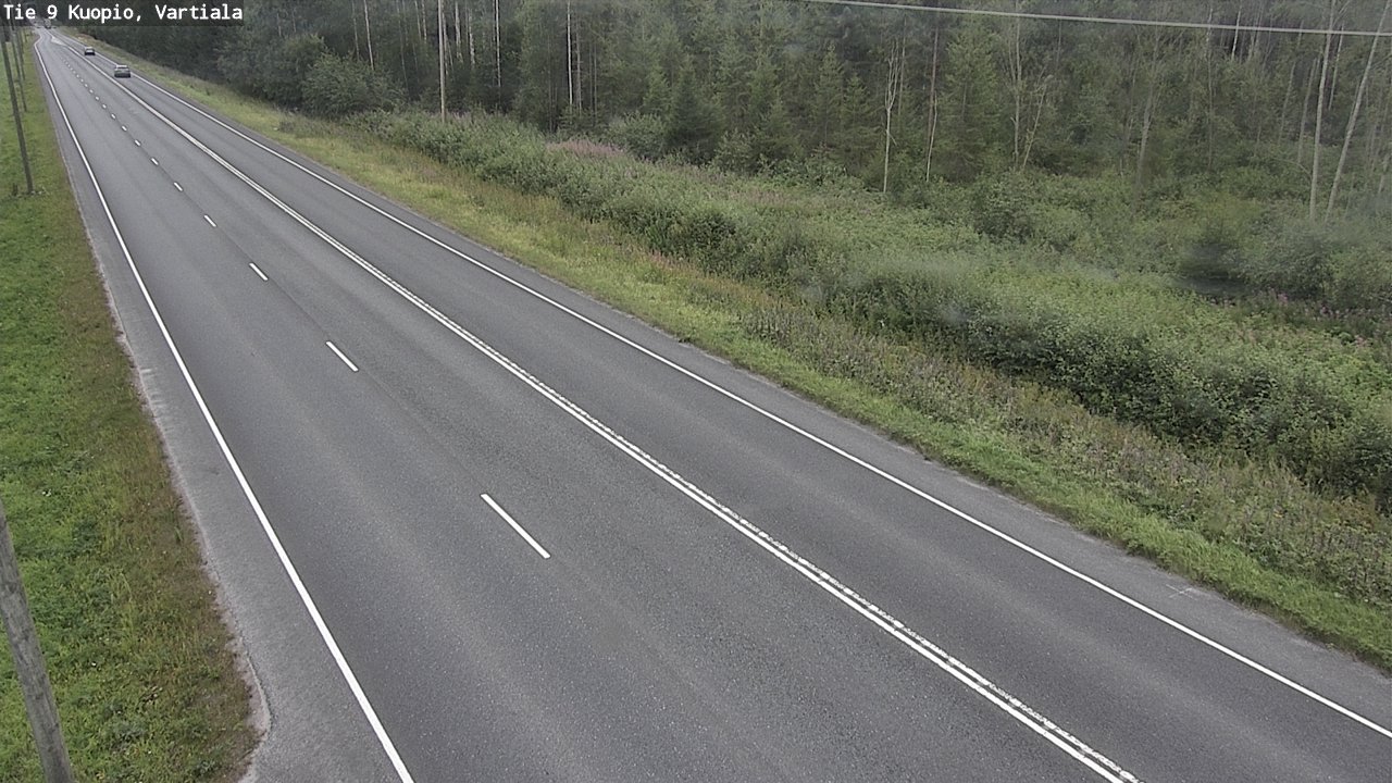 Kelikamerat Kuva Tie 9 Kuopio, Vartiala, Kuopio, Pohjois-Savo