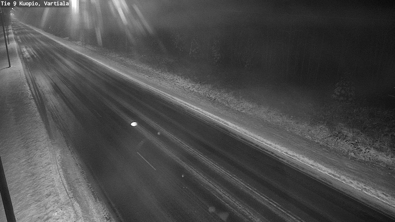 Weather Camera Image Road 9 Kuopio, Vartiala, Kuopio, Pohjois-Savo