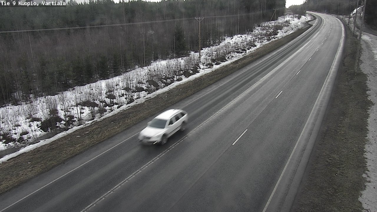 Weather Camera Image Road 9 Kuopio, Vartiala, Kuopio, Pohjois-Savo