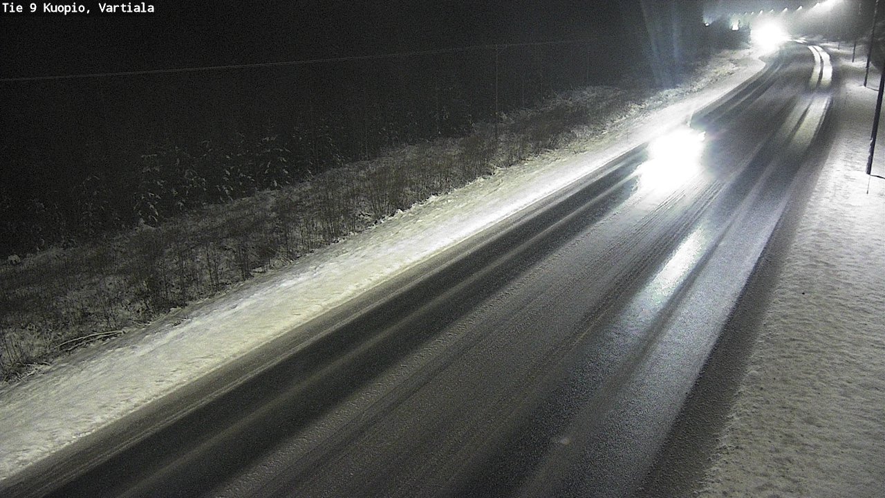 Weather Camera Image Road 9 Kuopio, Vartiala, Kuopio, Pohjois-Savo