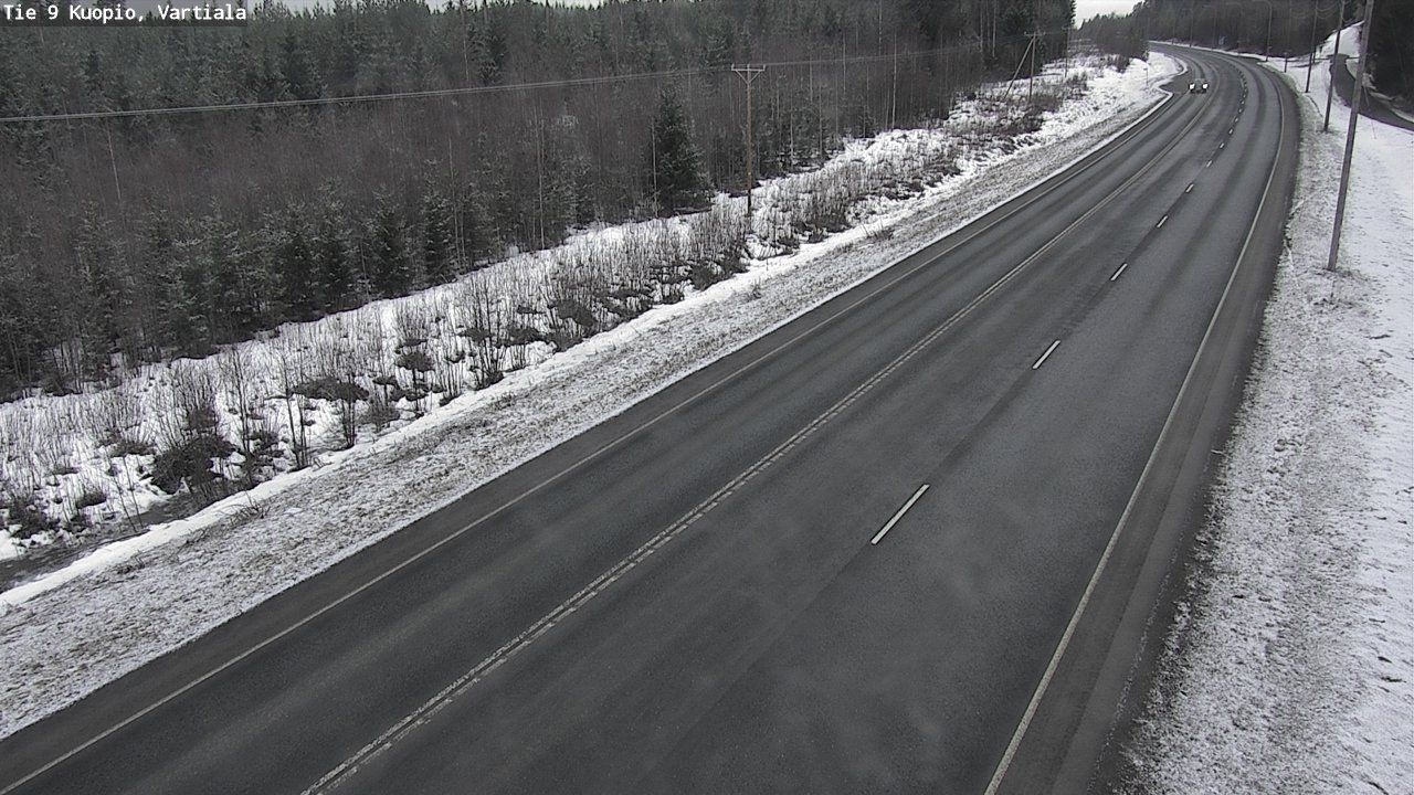 Kelikamerat Kuva Tie 9 Kuopio, Vartiala, Kuopio, Pohjois-Savo