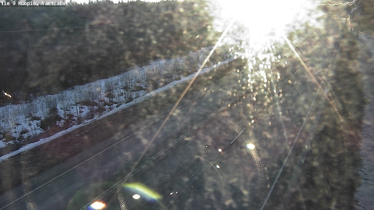 Kelikamerat Kuva Tie 9 Kuopio, Vartiala, Kuopio, Pohjois-Savo