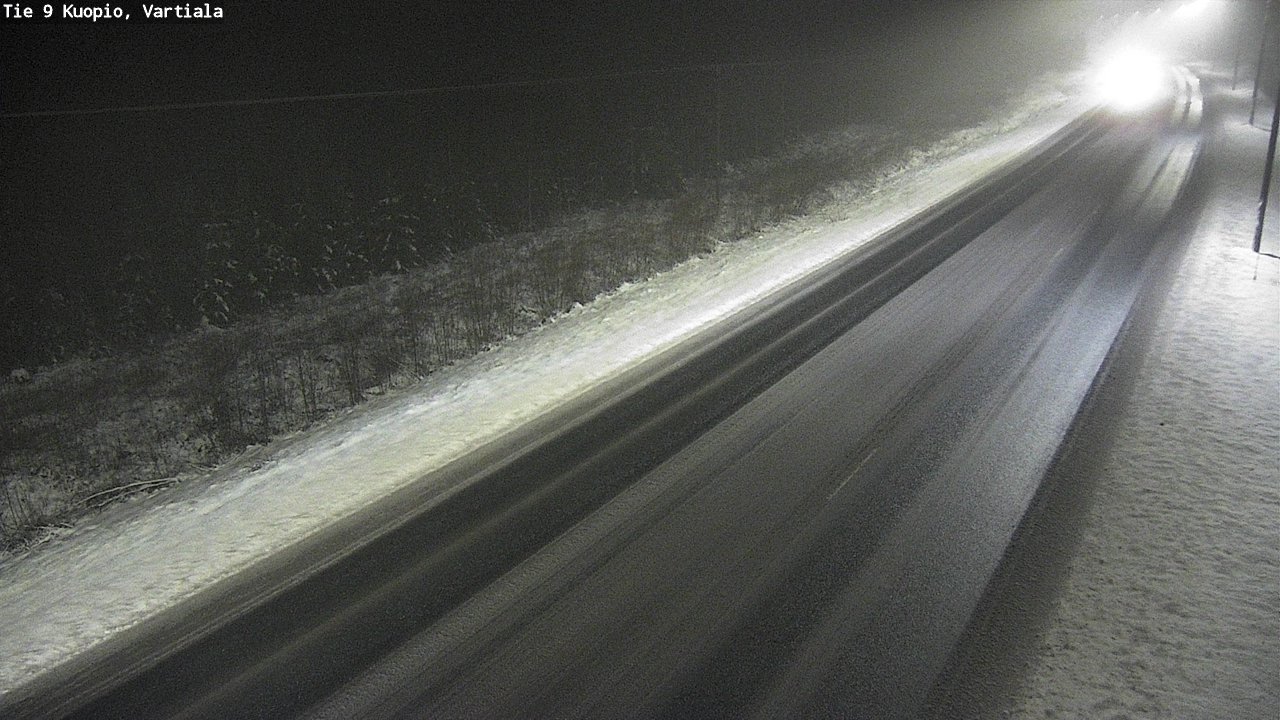Weather Camera Image Road 9 Kuopio, Vartiala, Kuopio, Pohjois-Savo