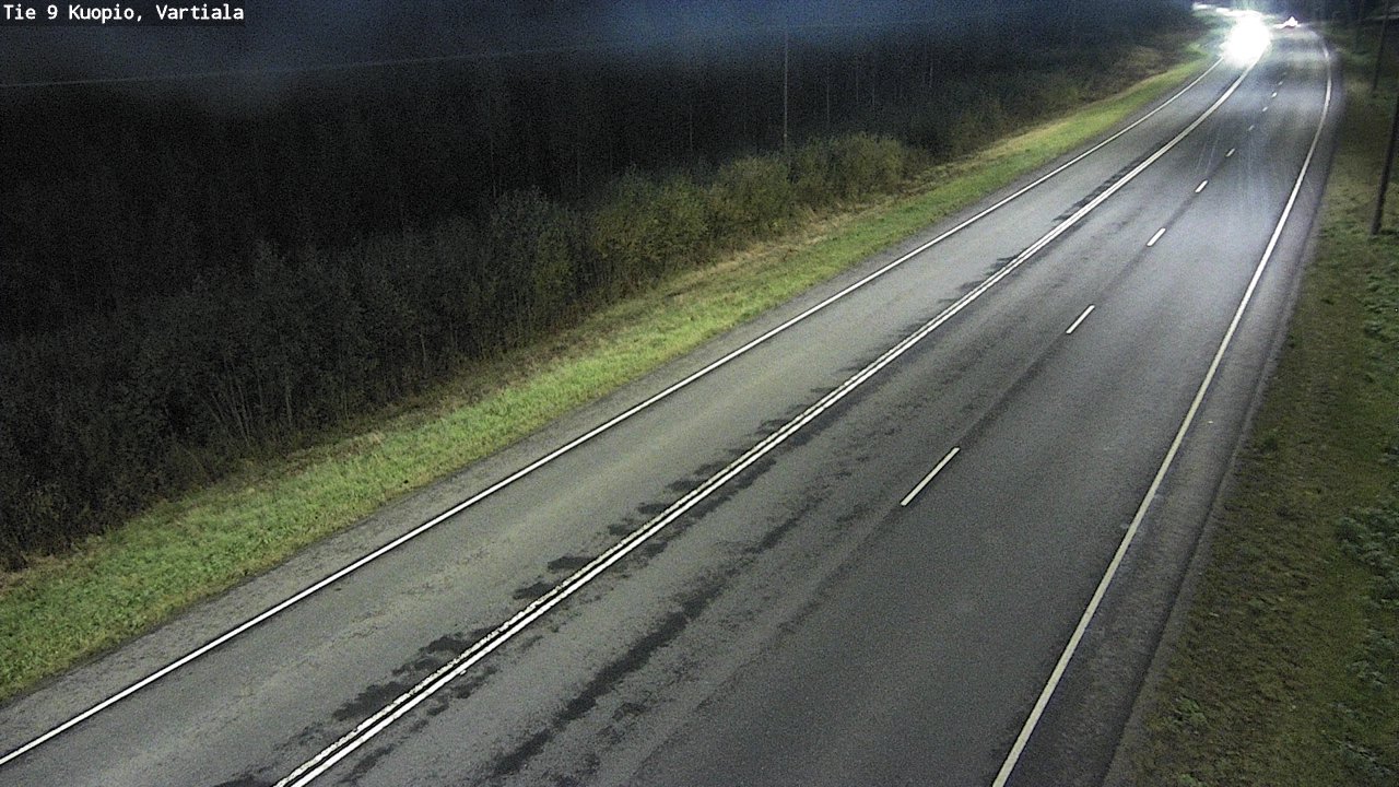 Weather Camera Image Road 9 Kuopio, Vartiala, Kuopio, Pohjois-Savo