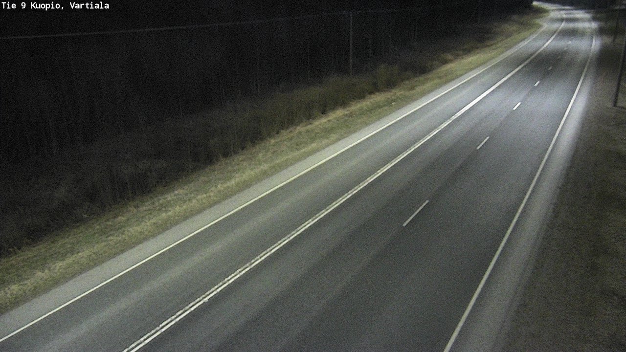 Weather Camera Image Väg 9 Kuopio, Vartiala, Kuopio, Pohjois-Savo