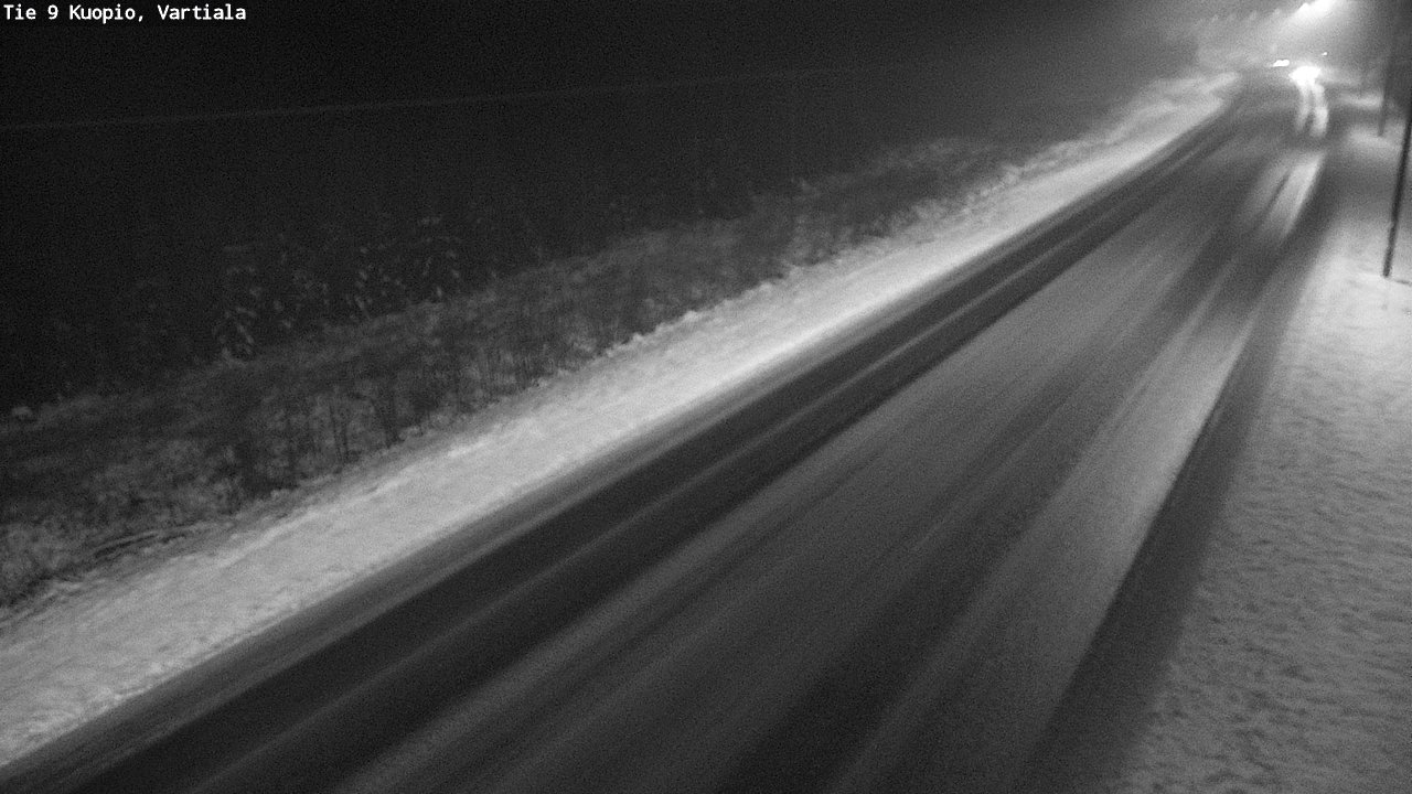 Weather Camera Image Väg 9 Kuopio, Vartiala, Kuopio, Pohjois-Savo