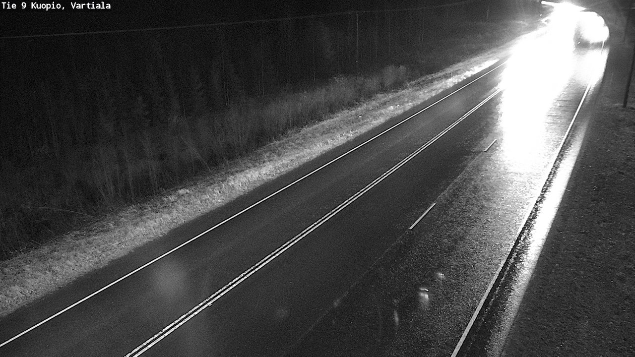 Weather Camera Image Väg 9 Kuopio, Vartiala, Kuopio, Pohjois-Savo