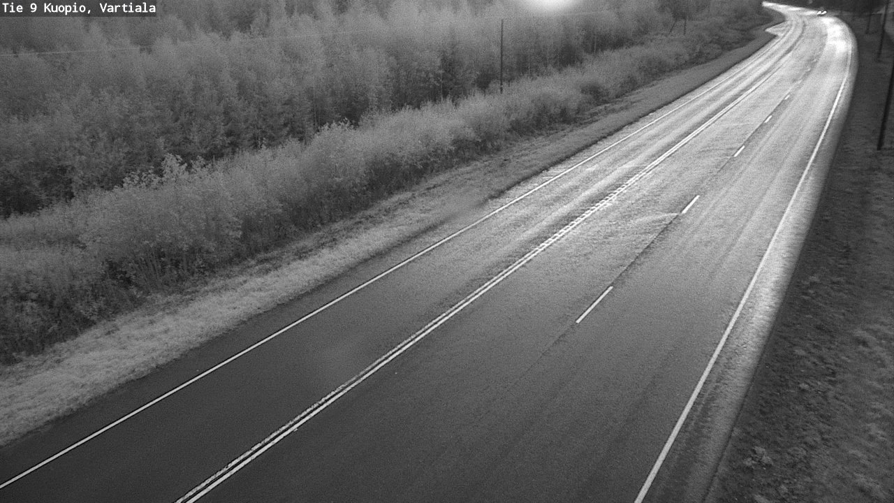 Weather Camera Image Road 9 Kuopio, Vartiala, Kuopio, Pohjois-Savo