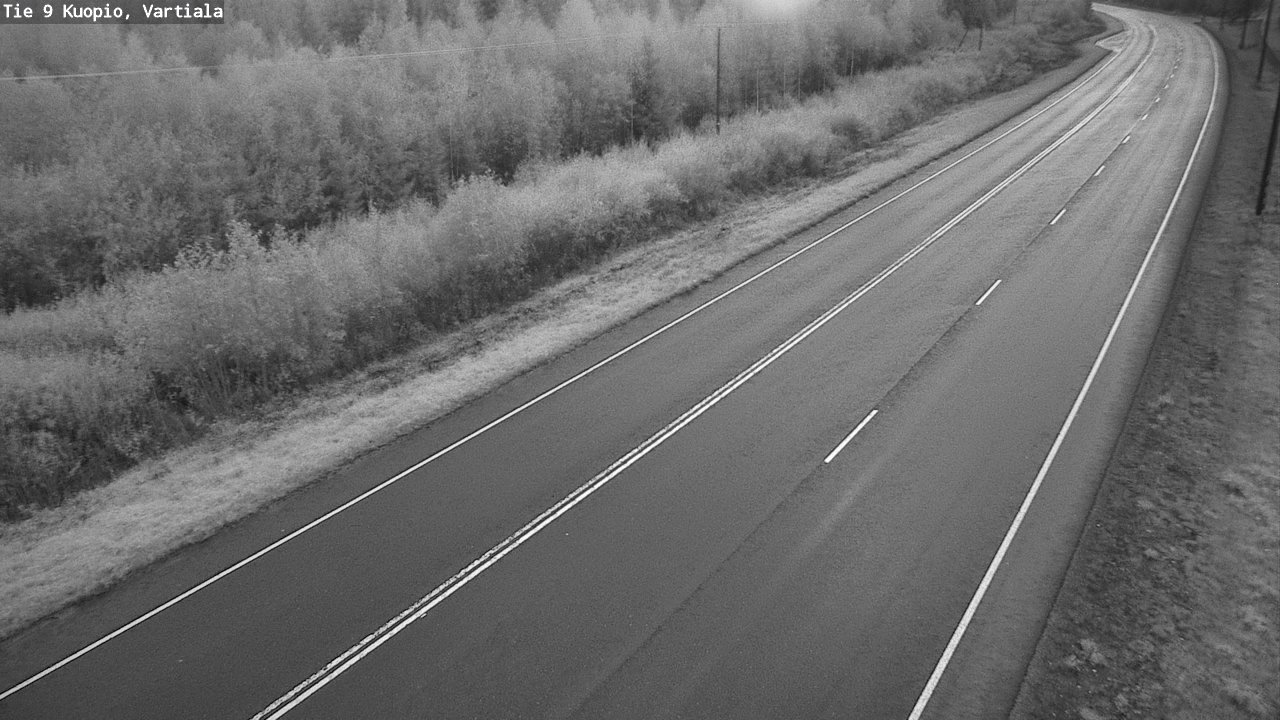 Weather Camera Image Road 9 Kuopio, Vartiala, Kuopio, Pohjois-Savo