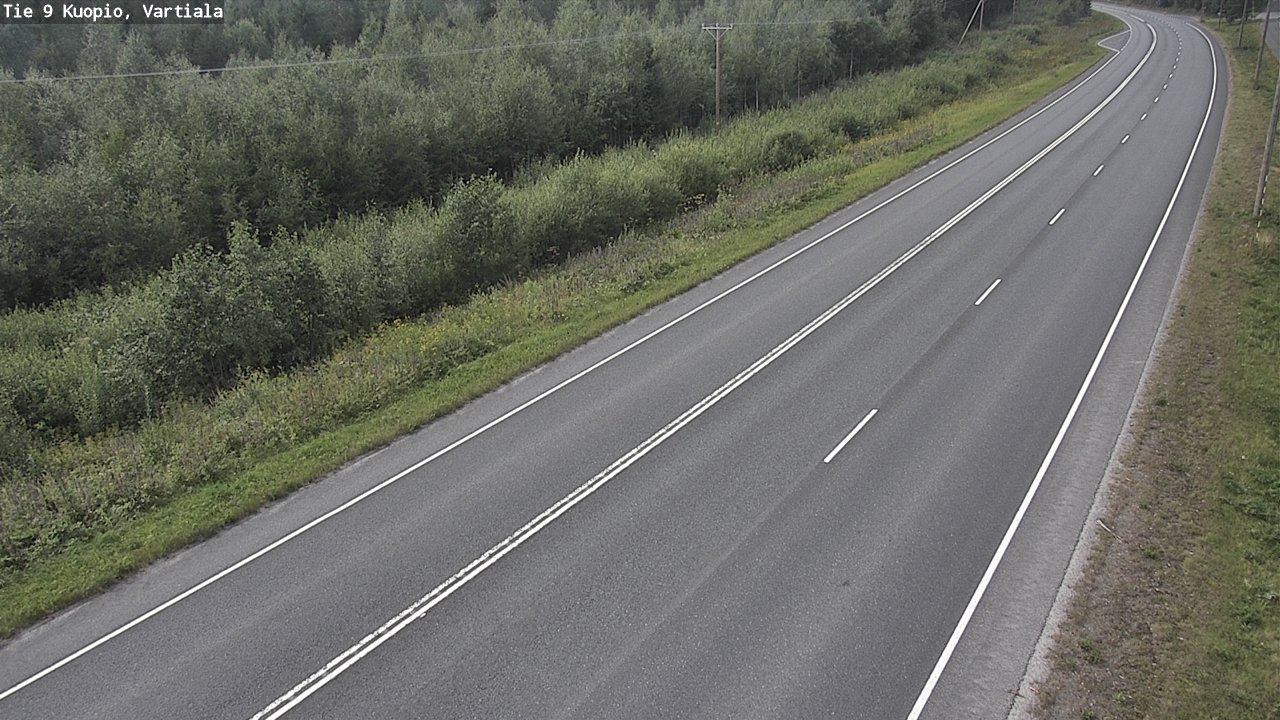 Kelikamerat Kuva Tie 9 Kuopio, Vartiala, Kuopio, Pohjois-Savo