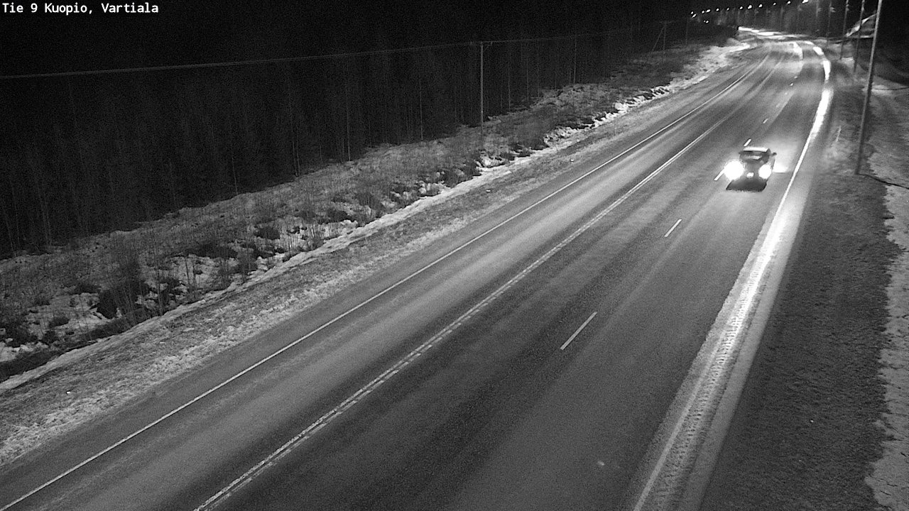 Weather Camera Image Väg 9 Kuopio, Vartiala, Kuopio, Pohjois-Savo