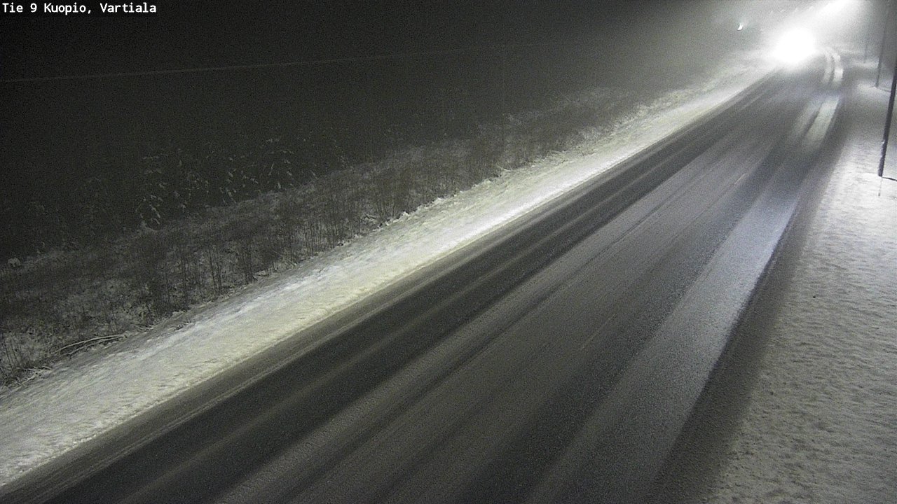 Weather Camera Image Road 9 Kuopio, Vartiala, Kuopio, Pohjois-Savo