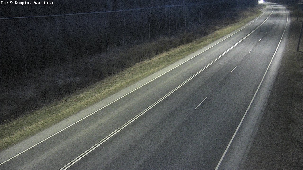 Weather Camera Image Väg 9 Kuopio, Vartiala, Kuopio, Pohjois-Savo