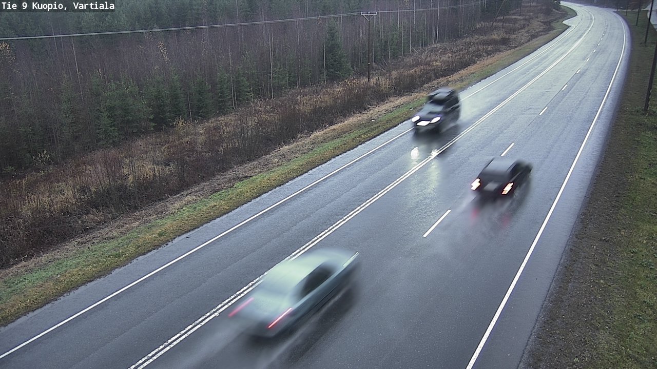 Weather Camera Image Väg 9 Kuopio, Vartiala, Kuopio, Pohjois-Savo