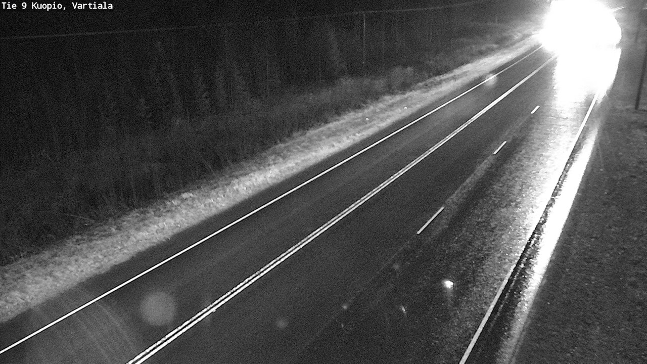 Weather Camera Image Väg 9 Kuopio, Vartiala, Kuopio, Pohjois-Savo