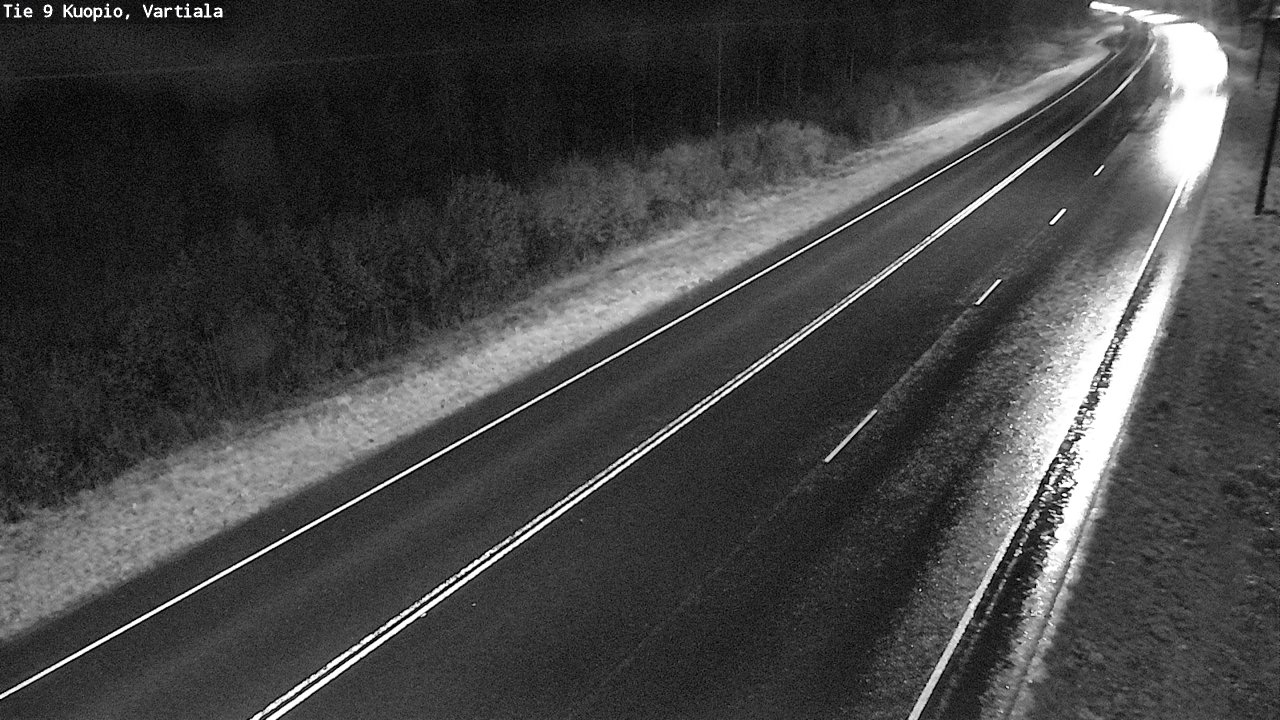 Weather Camera Image Road 9 Kuopio, Vartiala, Kuopio, Pohjois-Savo