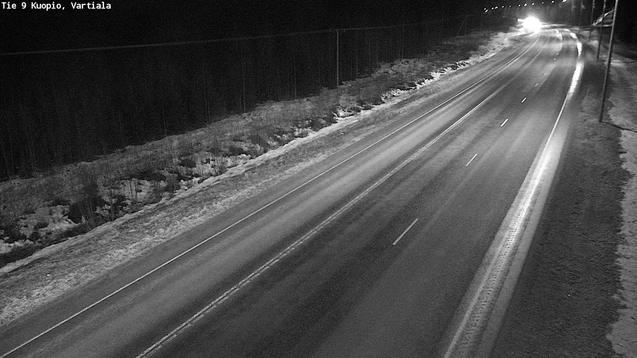 Weather Camera Image Väg 9 Kuopio, Vartiala, Kuopio, Pohjois-Savo
